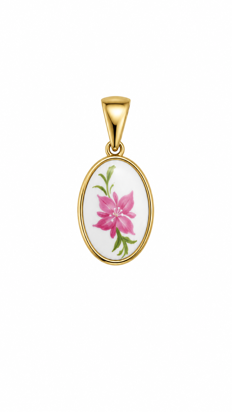 Ciondolo Giglio Rosa